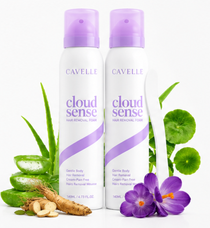 Two Cloud Sense Hair Removal Foam cans